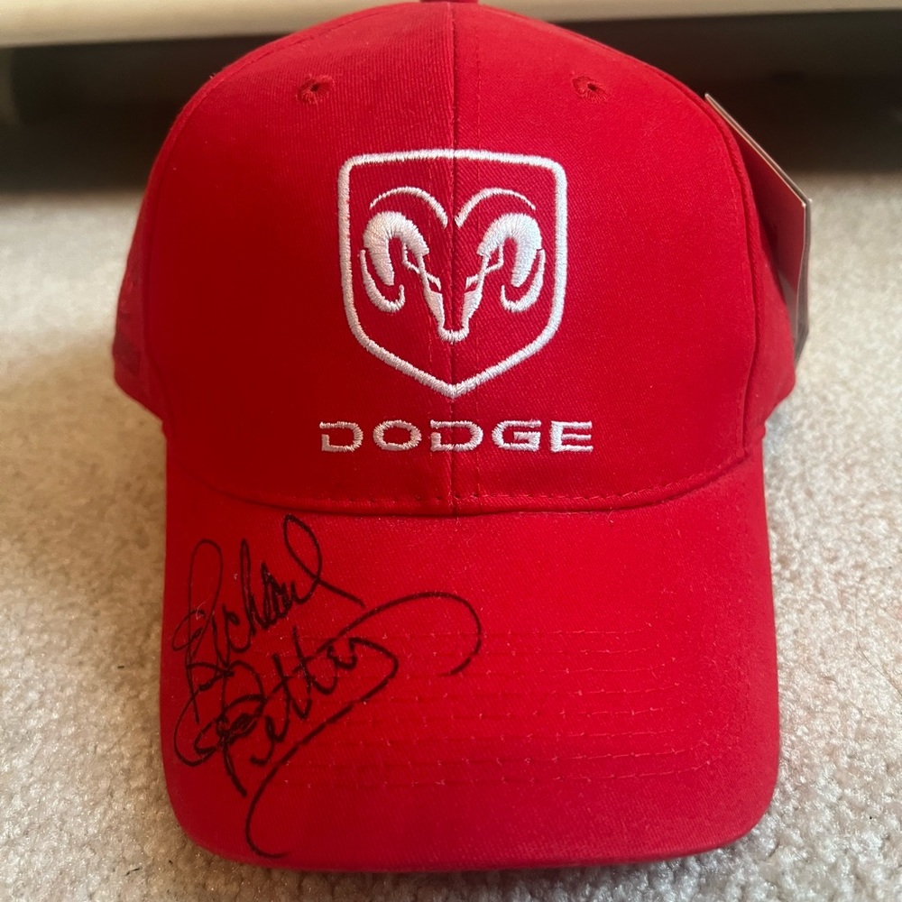 Richard Petty autographed hat